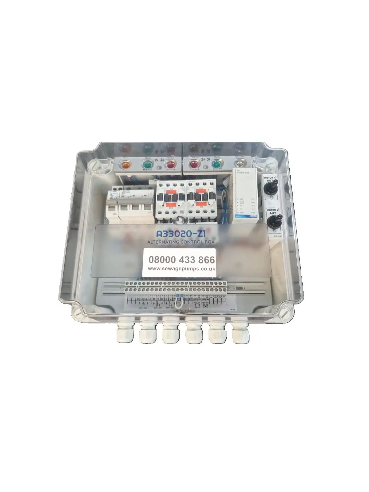 DUAL 415v / 3-PHASE CONTROL PANEL