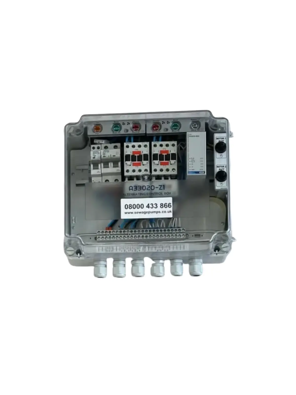 Dual control panel